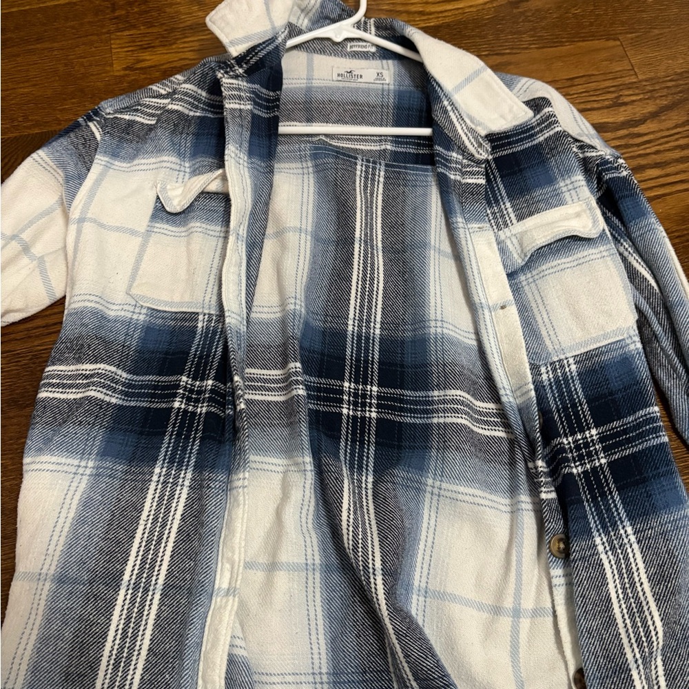 Women’s Blue Plaid Jacket